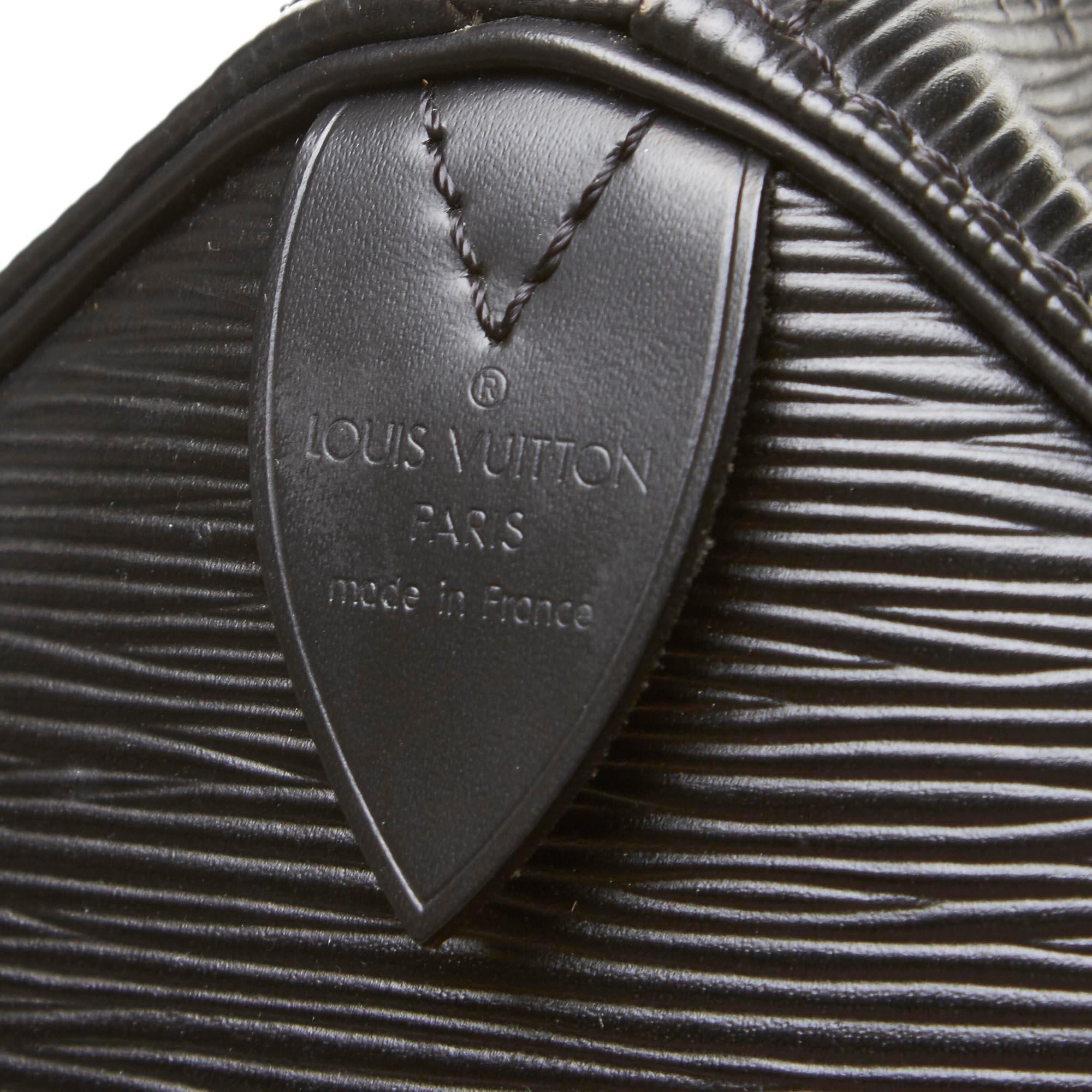 Louis Vuitton Black Epi Speedy 30 2