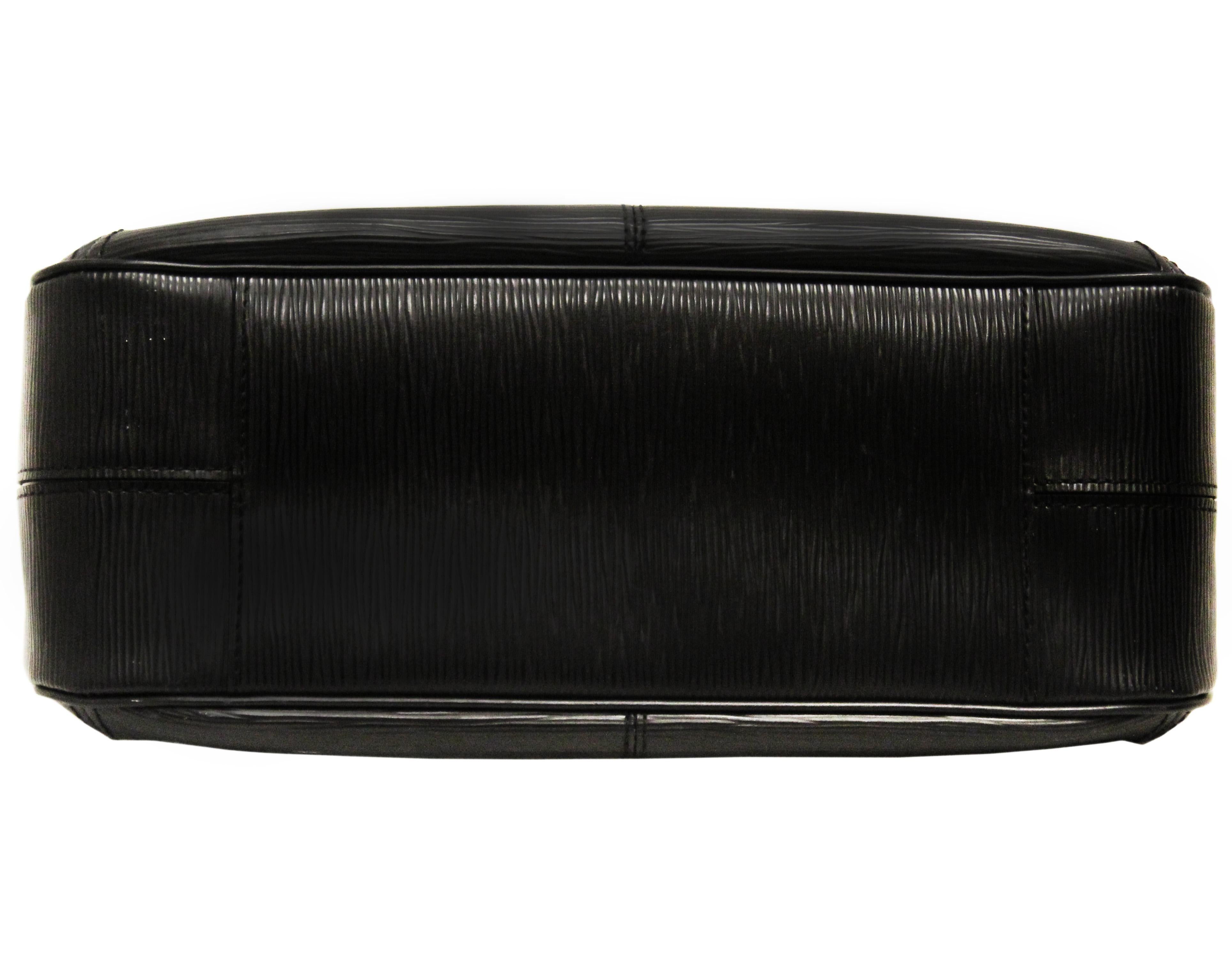 Louis Vuitton Black Epi Turenne  For Sale 1
