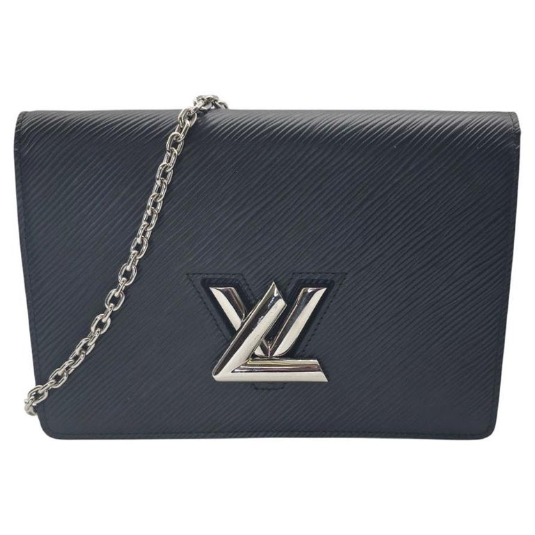 Cartera Louis Vuitton con Cadena de Cinturón Epi Twist Negra en