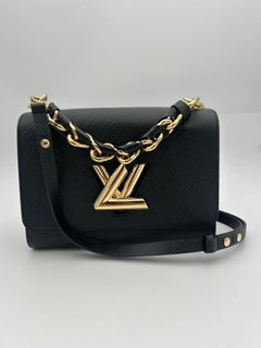 Louis Vuitton Black Epi Twist MM Leather Handle