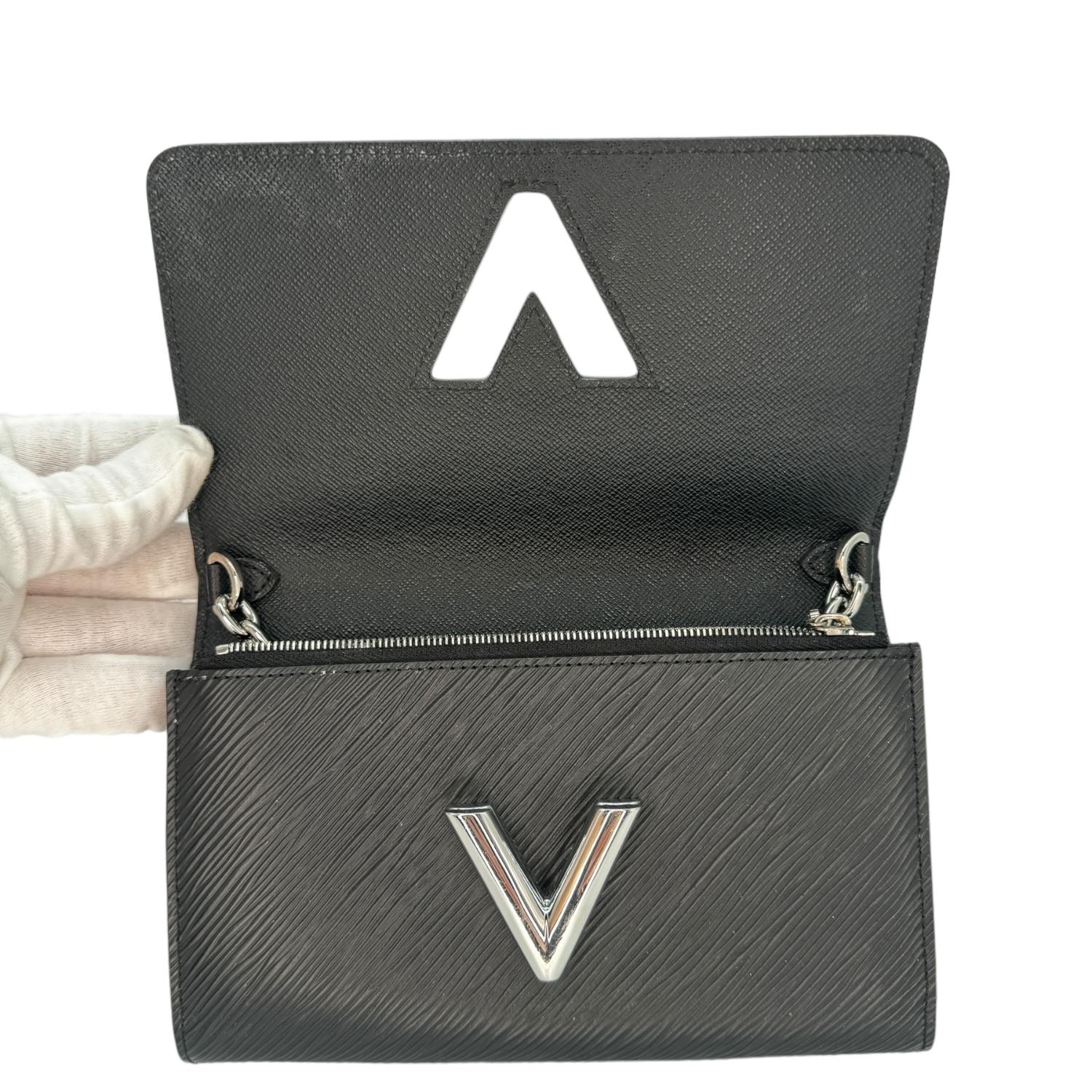 Louis Vuitton Black Epi Twist Wallet on Chain 3