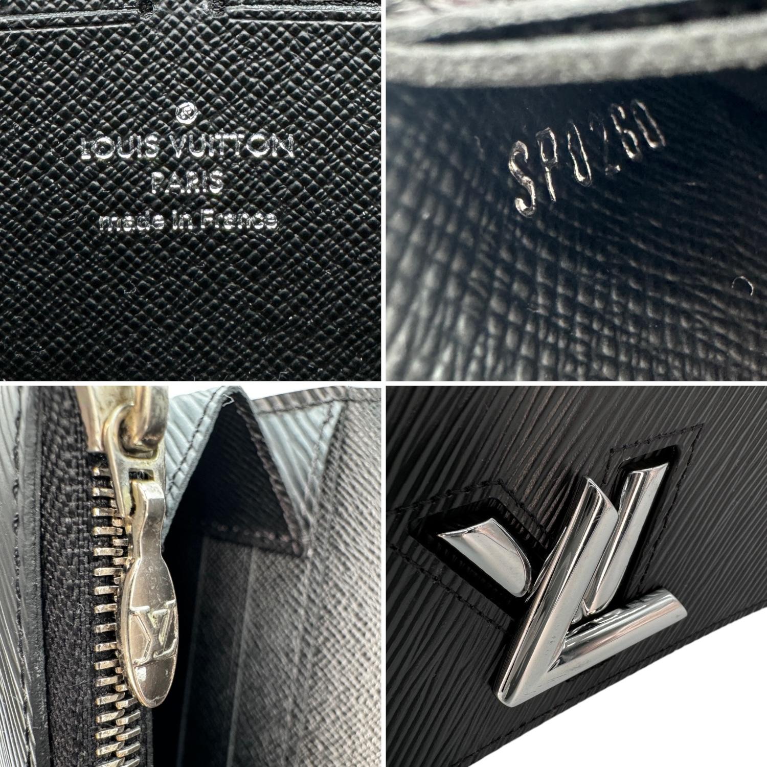 Louis Vuitton Black Epi Twist Wallet on Chain 5