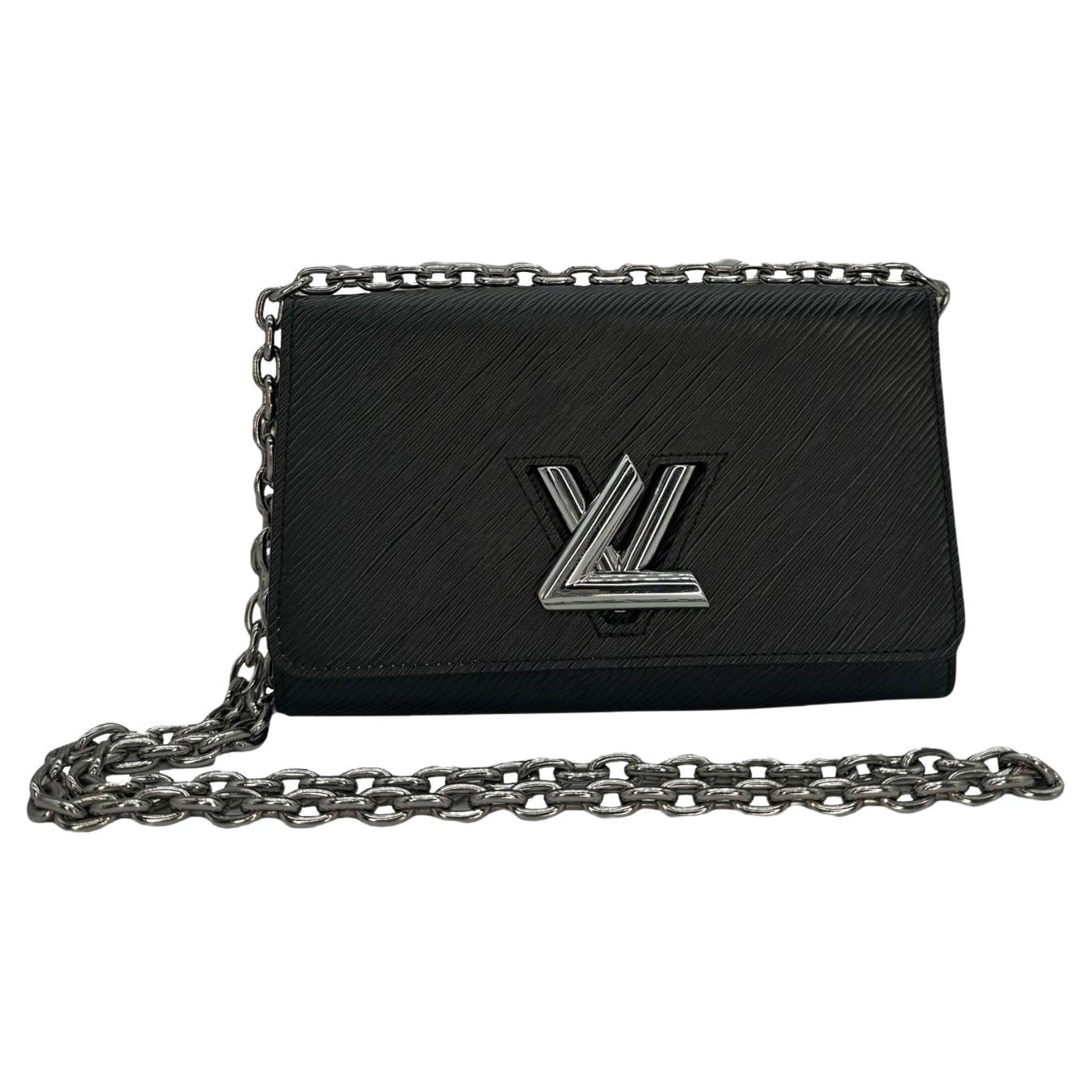 Louis Vuitton Black Epi Twist Wallet on Chain