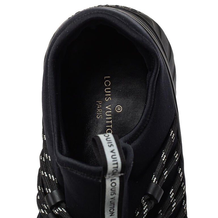 Louis Vuitton Black Fabric And Mesh Fastlane Sneakers Size 42 at 1stDibs