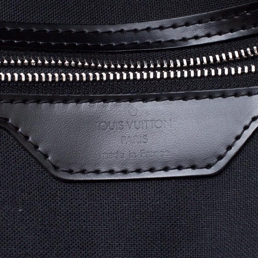 Louis Vuitton Black Fabric and Taiga Leather Saratov GM Messenger Bag 4