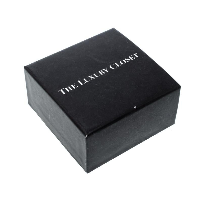 Beige Louis Vuitton Black Fleur d'Epi Silver Tone Bag Charm