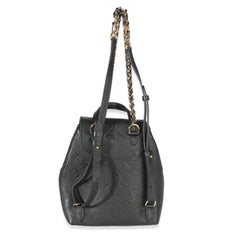 Louis Vuitton Black Giant Monogram Empreinte Backup Backpack