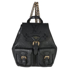 Louis Vuitton Black Giant Monogram Empreinte Backup Backpack