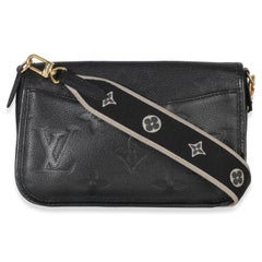 Louis Vuitton Black Giant Monogram Empreinte Diane Bag