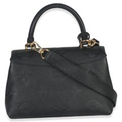 Louis Vuitton Black Giant Monogram Empreinte Madeleine BB