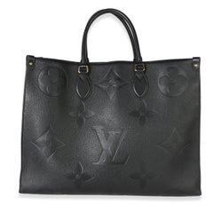 Louis Vuitton Black Giant Monogram Empreinte Onthego GM