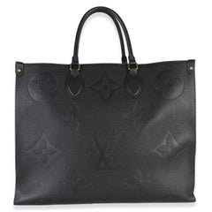 Louis Vuitton Black Giant Monogram Empreinte Onthego GM