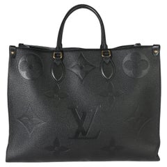 Louis Vuitton Black Giant Monogram Empreinte Onthego GM