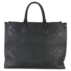 Louis Vuitton Black Giant Monogram Empreinte Onthego GM