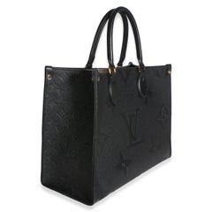 Louis Vuitton Black Giant Monogram Empreinte Onthego MM