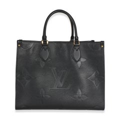 Louis Vuitton Black Giant Monogram Empreinte Onthego MM