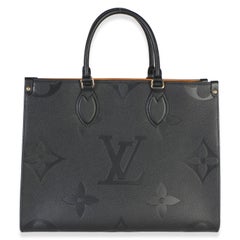 Louis Vuitton Black Giant Monogram Empreinte Onthego MM