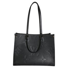 Louis Vuitton Black Giant Monogram Empreinte Onthego MM