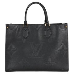 Louis Vuitton Black Giant Monogram Empreinte Onthego MM
