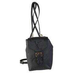 Louis Vuitton Black Giant Monogram Empreinte Tiny Backpack