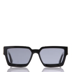 Louis Vuitton Black Gold Detailed Sunglasses