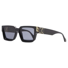 Louis Vuitton Black Gold Detailed Sunglasses