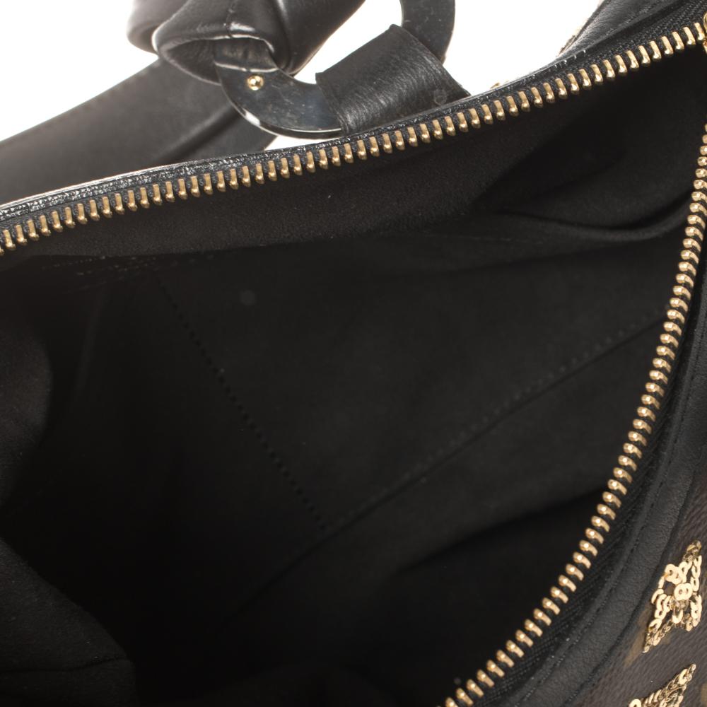 Louis Vuitton Black/Gold Monogram Canvas Limited Edition Eclipse Speedy 28 Bag 8