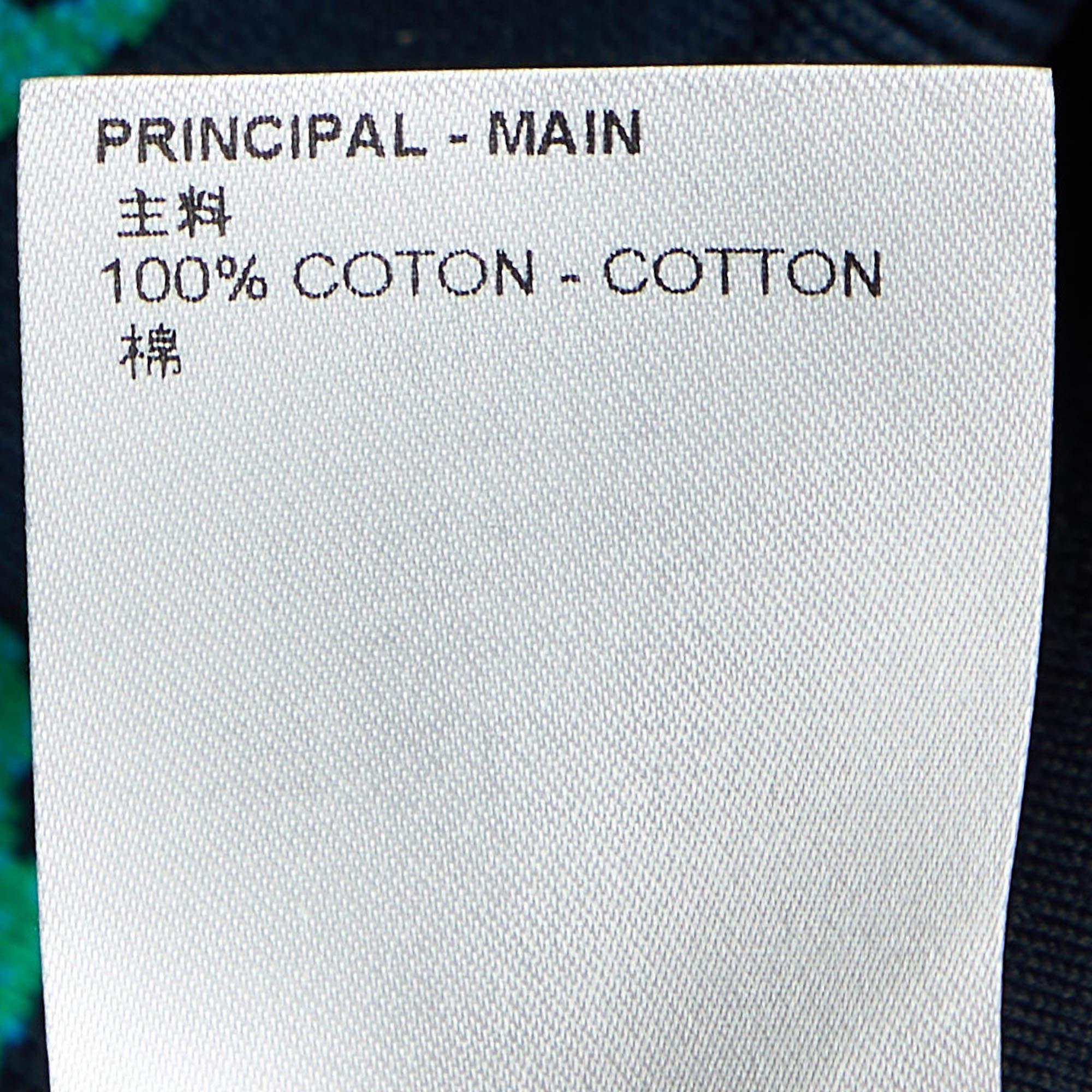 Men's Louis Vuitton Black Gradient Monogram Fil Coupe Cotton Sweatshirt L