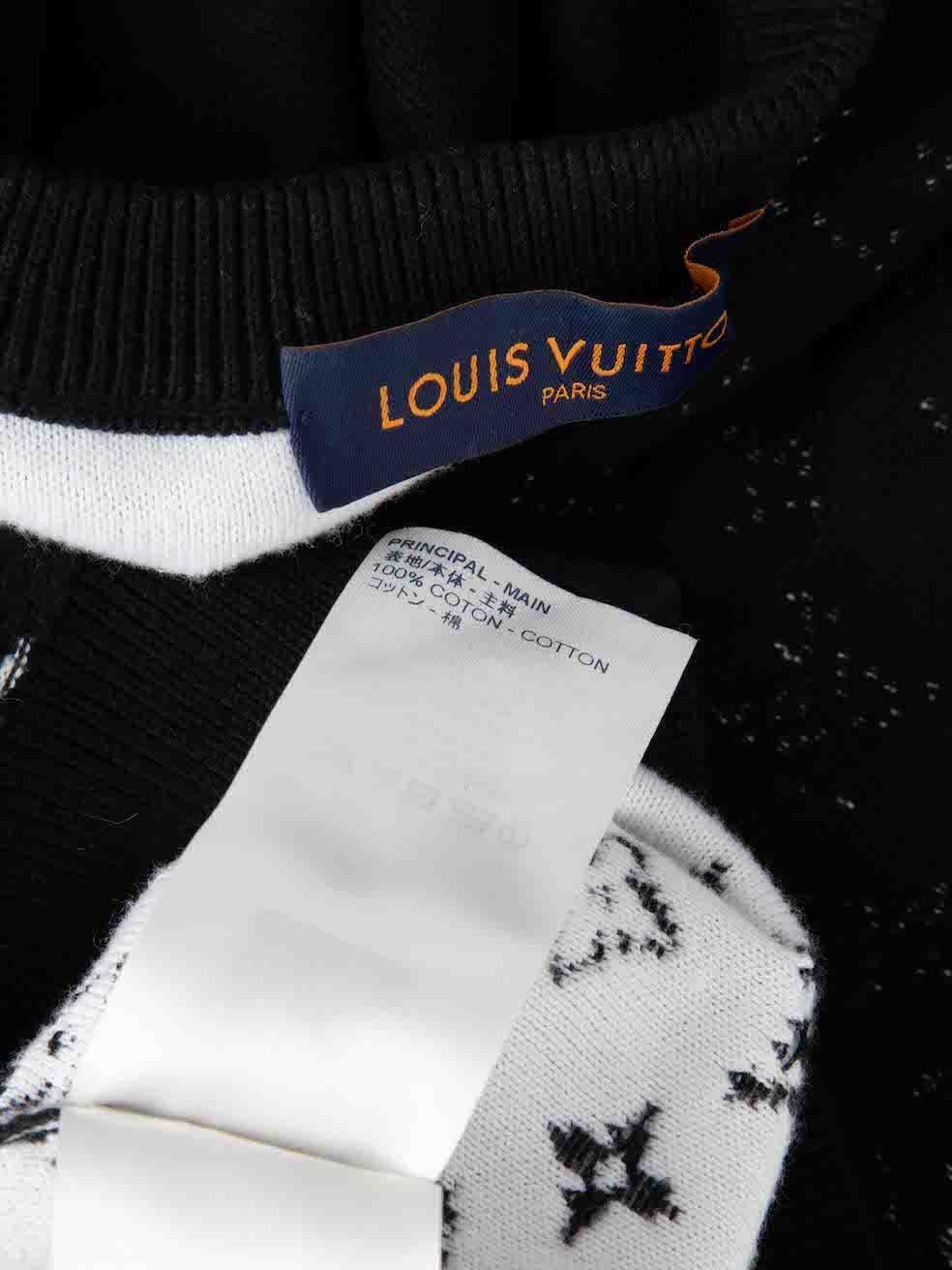 Louis Vuitton Black Gradient Monogram Jumper Size L 1