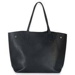 Louis Vuitton Black Grained Calfskin Lockme Cabas Tote