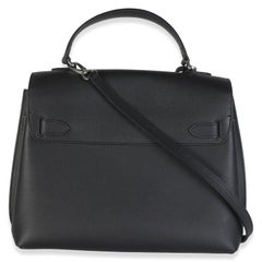Louis Vuitton Black Grained Calfskin Lockme Ever MM