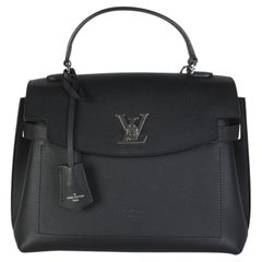 Louis Vuitton Black Grained Calfskin Lockme Ever MM