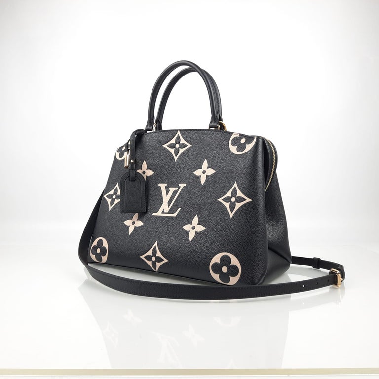 Louis Vuitton Louis Vuitton Monogram Implant Grand Palais Mm Black M45811  Women's Leather Bag Auction