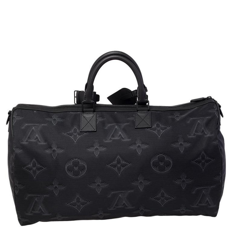 Louis Vuitton - Keepall Bandoulière 50 Bag - Leather - Navy - Men - Luxury