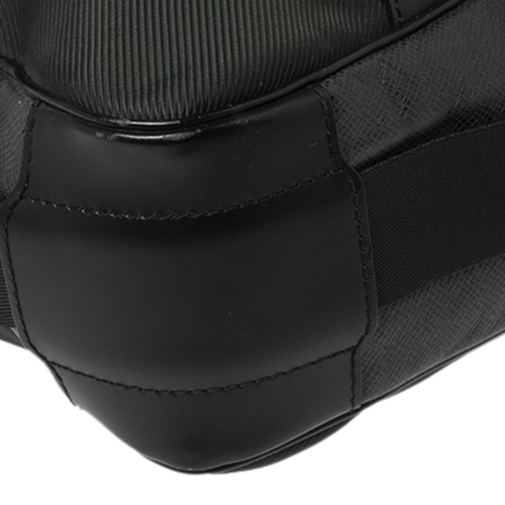 Louis Vuitton Black/Green Taiga Leather Dersou Messenger Bag 7