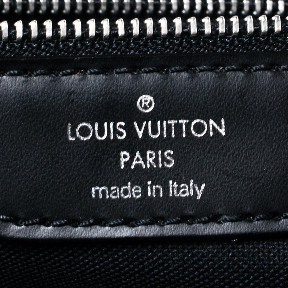 Louis Vuitton Black/Green Taiga Leather Dersou Messenger Bag 5