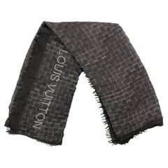 Louis Vuitton Vintage - Splash Scarf - Black - Silk and Wool Scarf - Luxury  High Quality - Avvenice