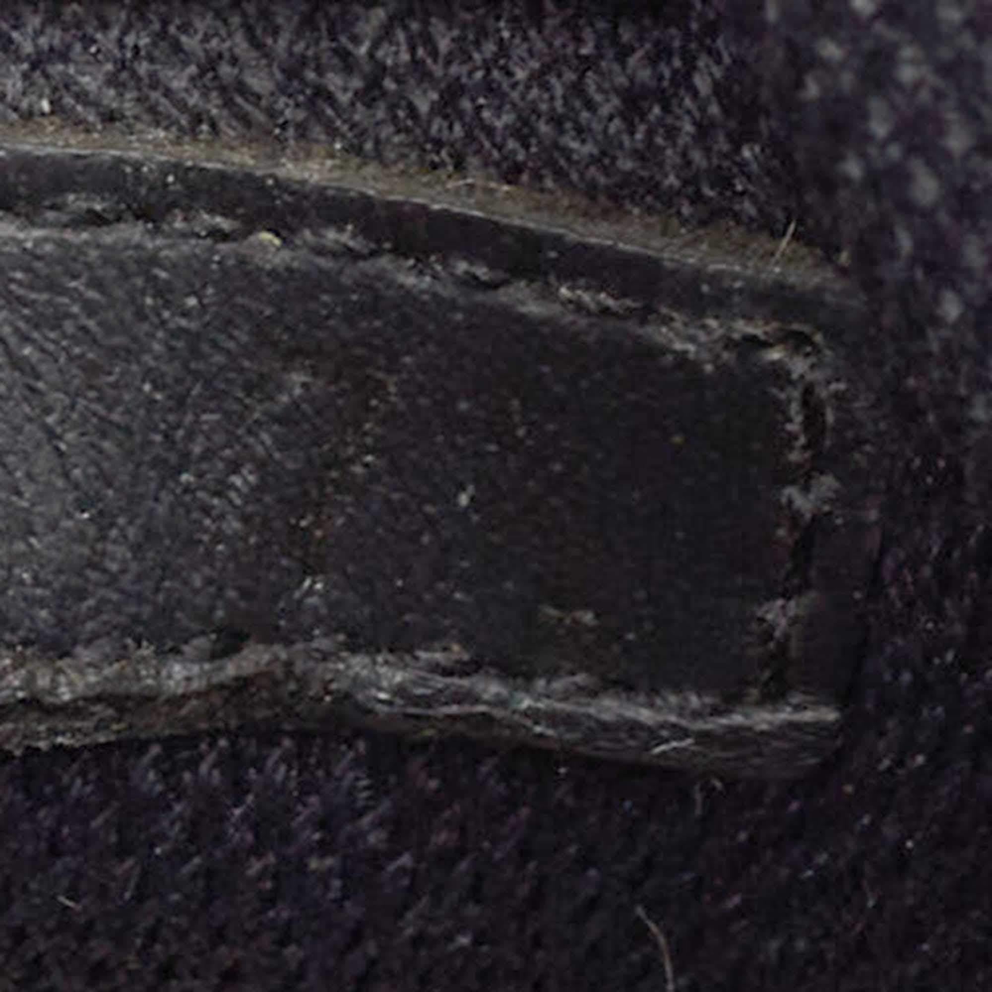 Louis Vuitton Black/Grey Damier Graphite Canvas & Leather Harlem Low-Top Sneaker For Sale 3
