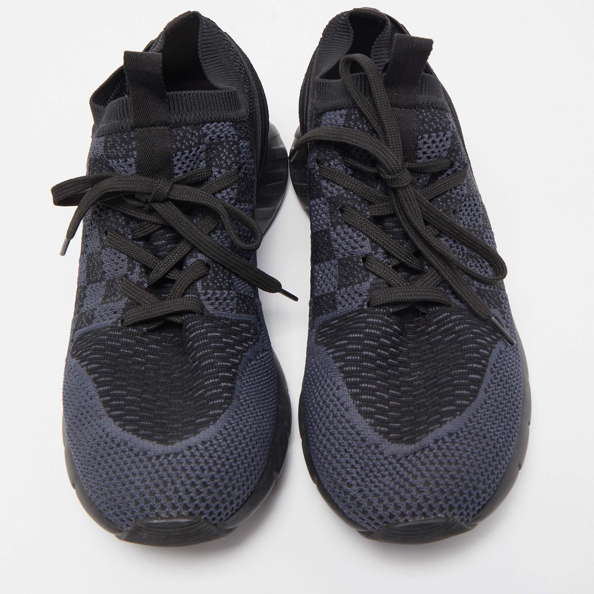 These sneakers from LV represent the idea of comfortable fashion. They are crafted from high-quality materials and designed with nothing but style. A perfect fit for all casual occasions, these sneakers will spruce up any look effortlessly.

