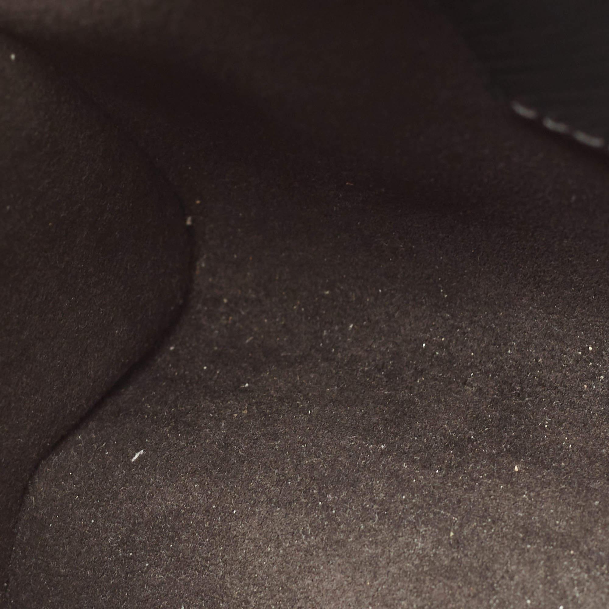 Louis Vuitton Black/Grey Epi Leather Twist MM Bag 8