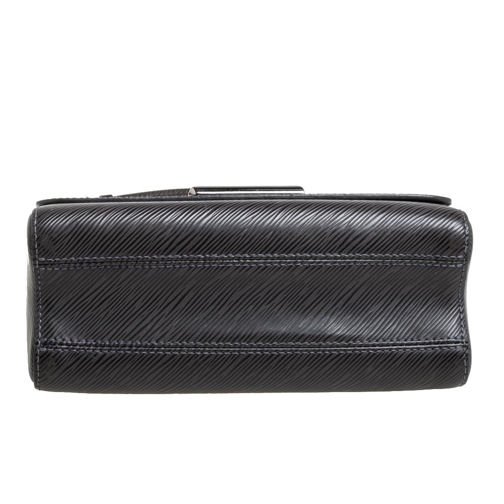Louis Vuitton Black/Grey Epi Leather Twist MM Bag 1
