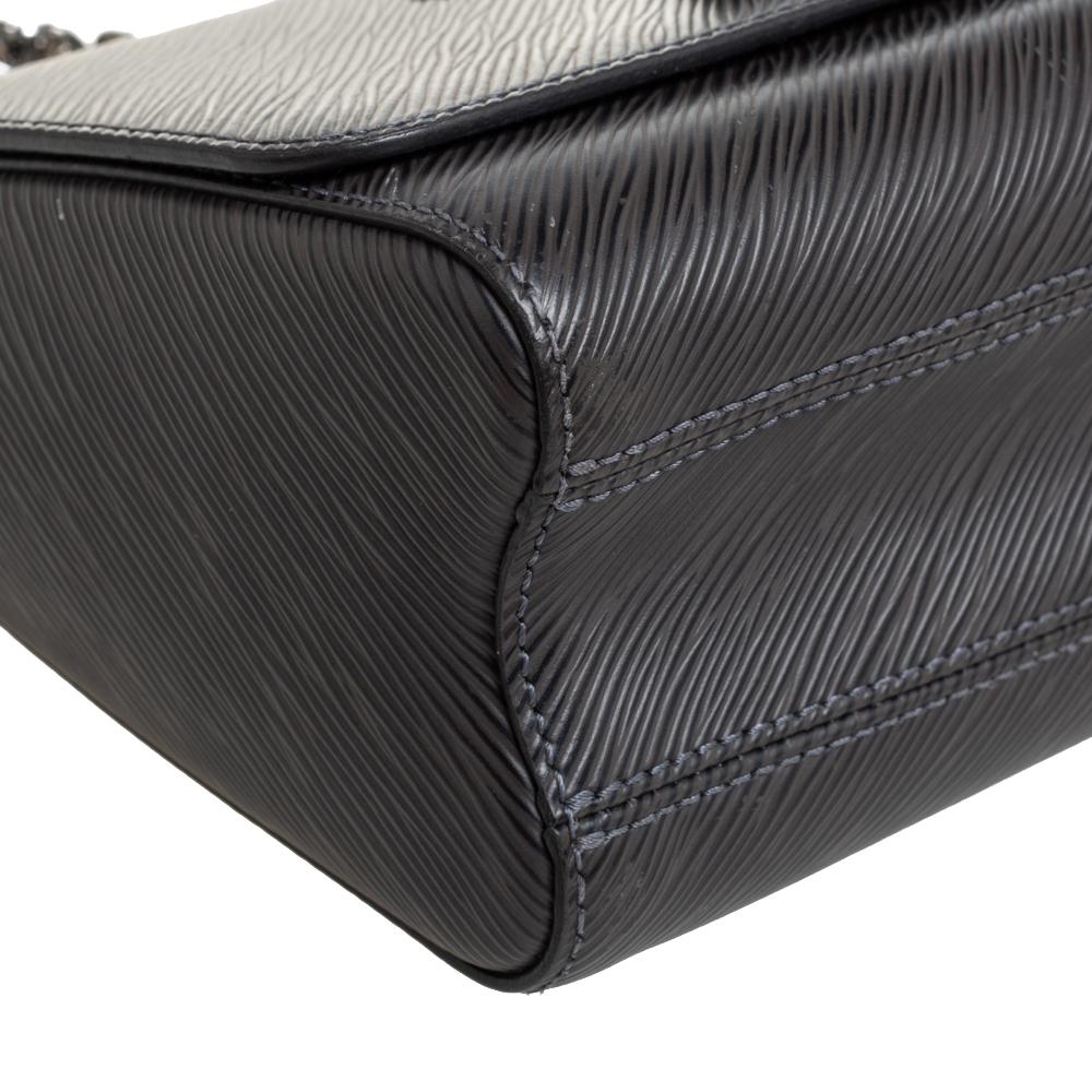Louis Vuitton Black/Grey Epi Leather Twist MM Bag 2
