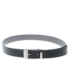 Louis Vuitton Black epi leather silver buckle belt ref.994029 - Joli Closet