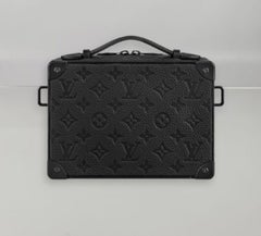 Louis Vuitton Black Handle Soft Trunk bag