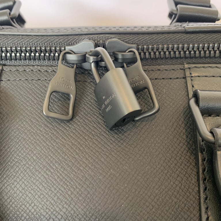 Louis Vuitton Keepall Bandouliere Bag Rainbow Taiga Leather 50