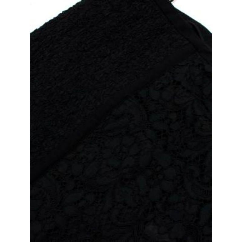 Louis Vuitton Black Lace Skirt For Sale 5