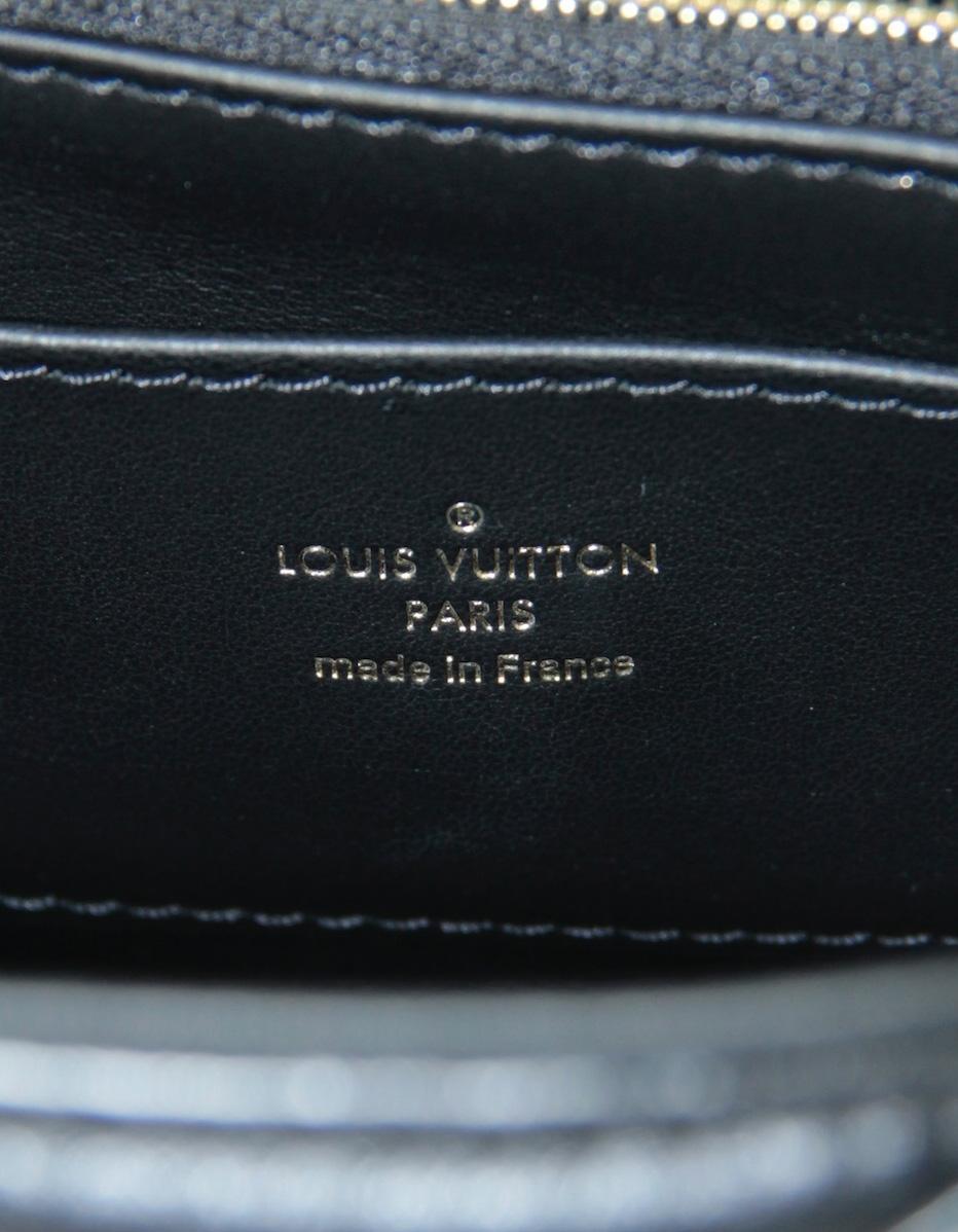 Louis Vuitton - Sac à main GO-14 MM en cuir d'agneau noir avec poignée en forme de maille en vente 3