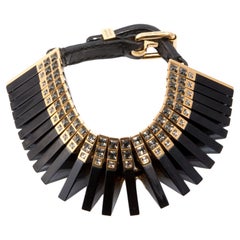 Pulsera articulada grande negra Louis Vuitton