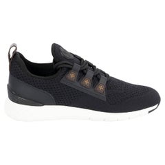 LOUIS VUITTON black leash AFTERGAME Sneakers Shoes 39 fit like 38