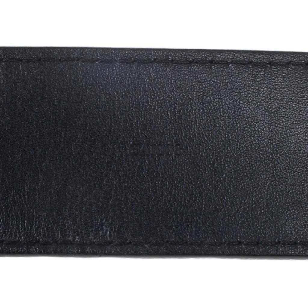 Louis Vuitton Black Leather 1904 Belt 90CM 1